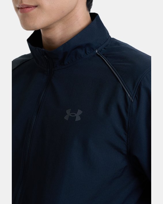 เสื้อแจ็คเก็ต UA Storm Run สำหรับผู้ชาย in Black image number 5